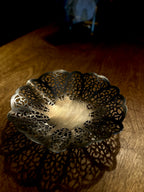 Antique International Silver Co. Lovelace Pierced Bowl on Stand (c. 1920s)