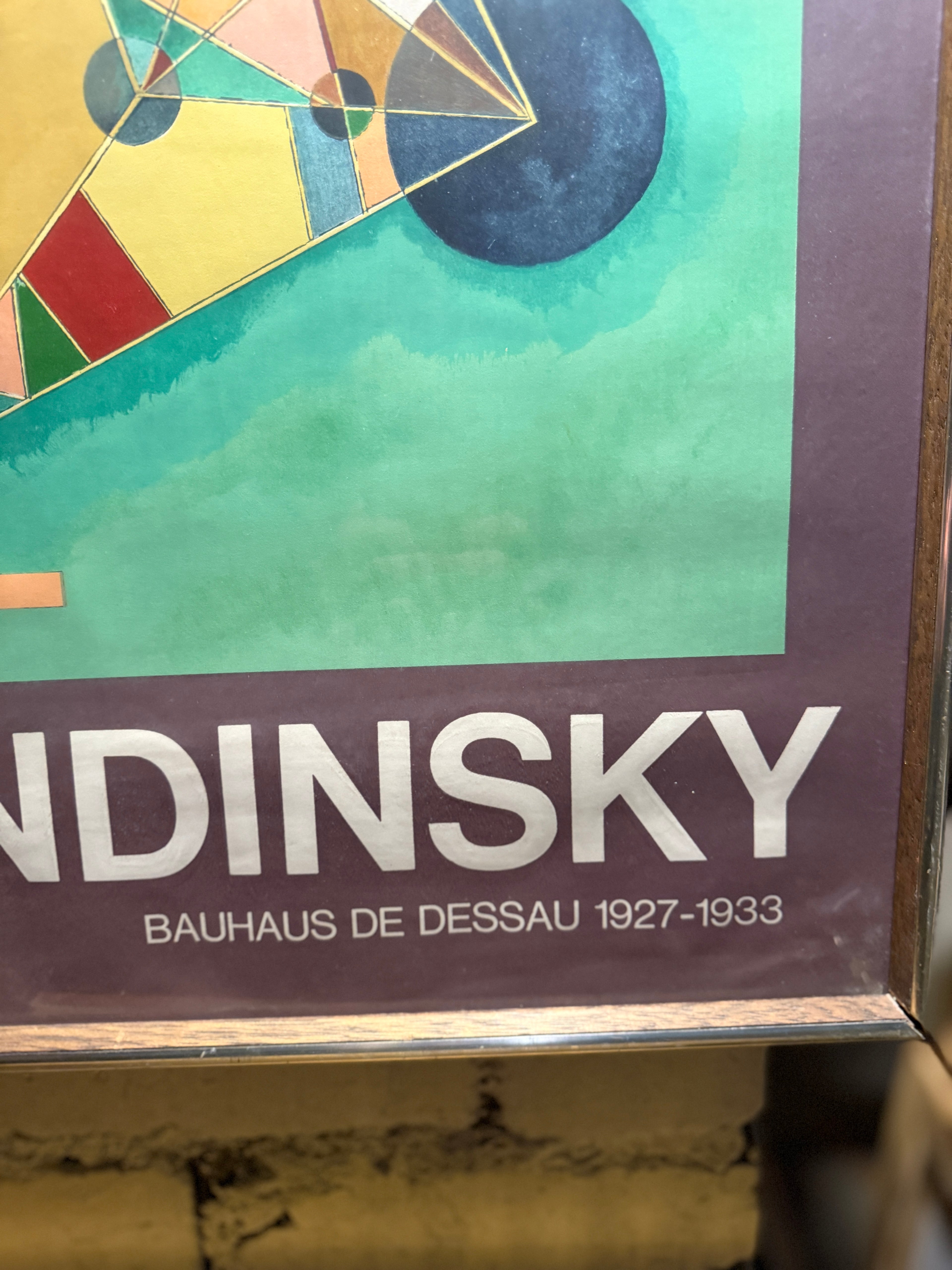 Galerie Maeght Kandinsky Exhibition Poster | Bauhaus de Dessau 1927–1933 | Vintage French Art Print