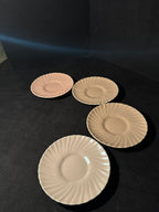 Franciscan Coronado Swirl Bread Plates, Set of 4, c. 1950s–1960s