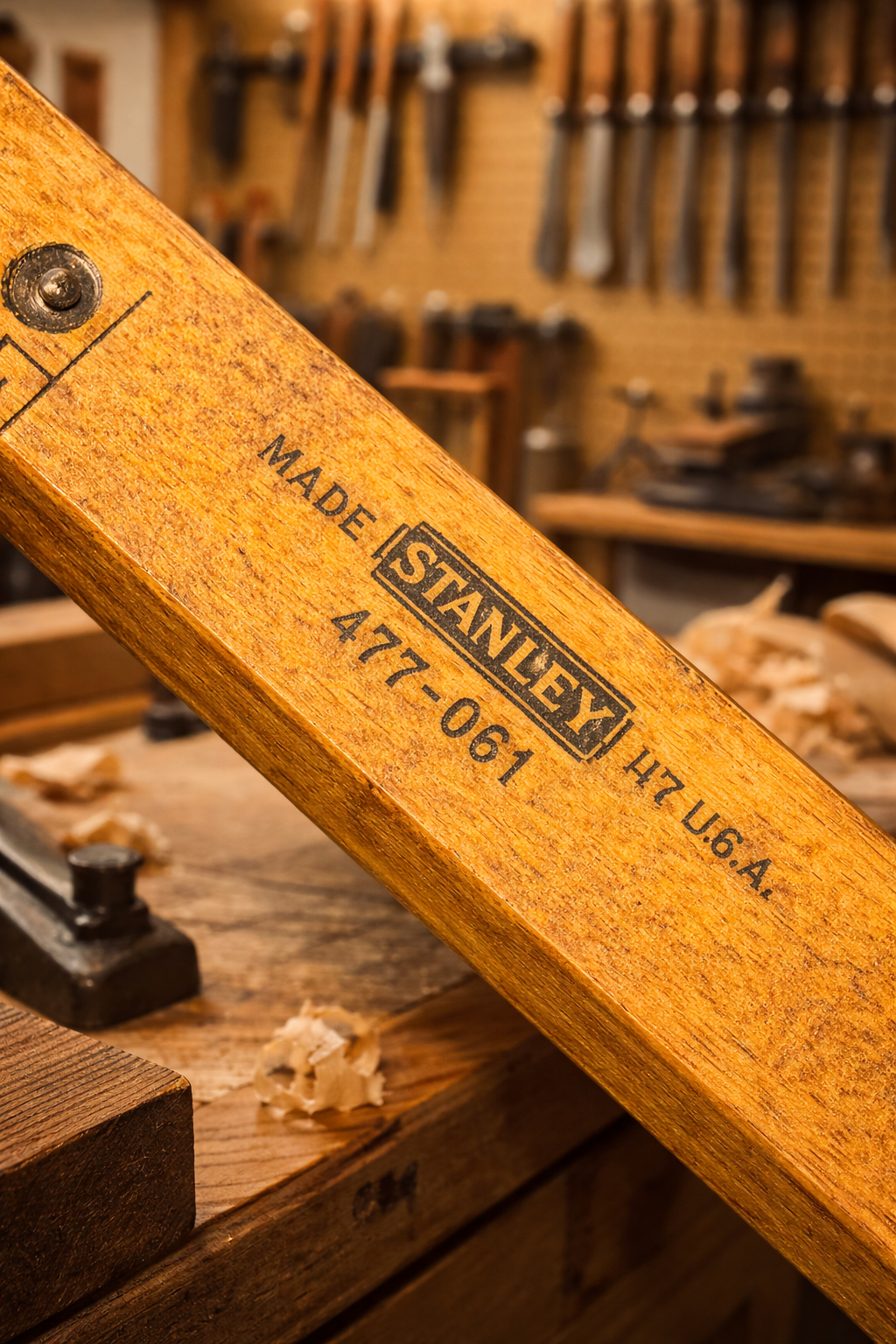 Vintage Stanley No. 47 Marking Gauge, Made in USA Woodworking Layout Tool