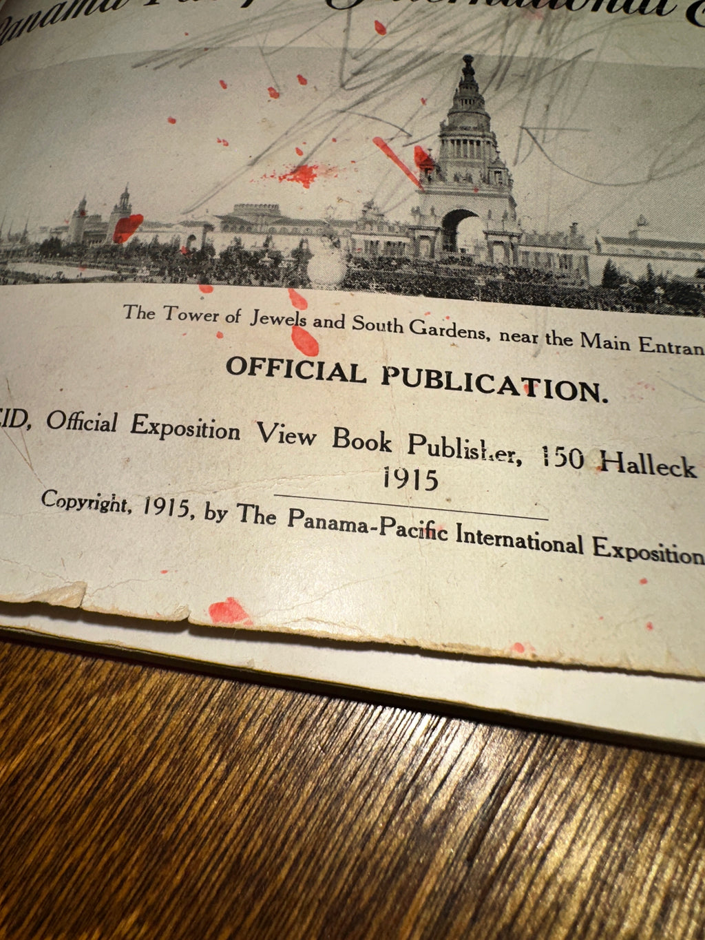 1915 Panama-Pacific International Exposition View Book | “The Red Book of Views” | San Francisco