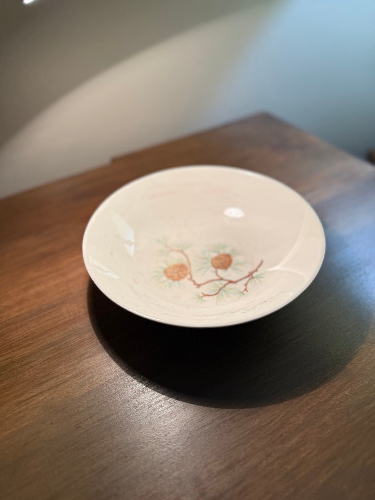 Vintage French Saxon Pine Cone Serving Bowl (c.1935–1945)