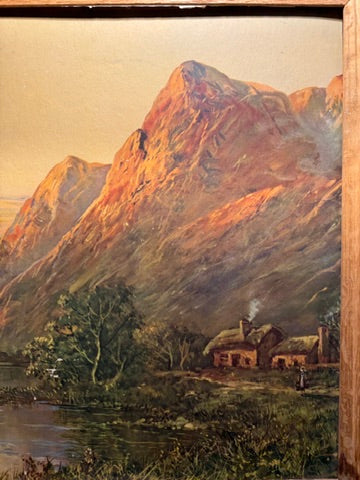 Early 20th-Century Mountain Landscape Lithograph by The Magee Company, c. 1905–1930