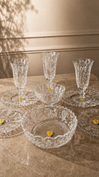 Vintage Tiffin Etched Glass Serving & Stemware Set c. 1940s–1960s | Reno, NV Antiques