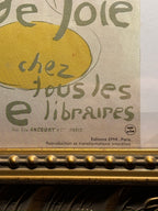 Framed Reine de Joie Toulouse-Lautrec Paris Poster