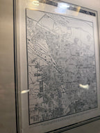 1939 Collier’s Map of Portland, Oregon | Framed City Map in Antique Wood Frame
