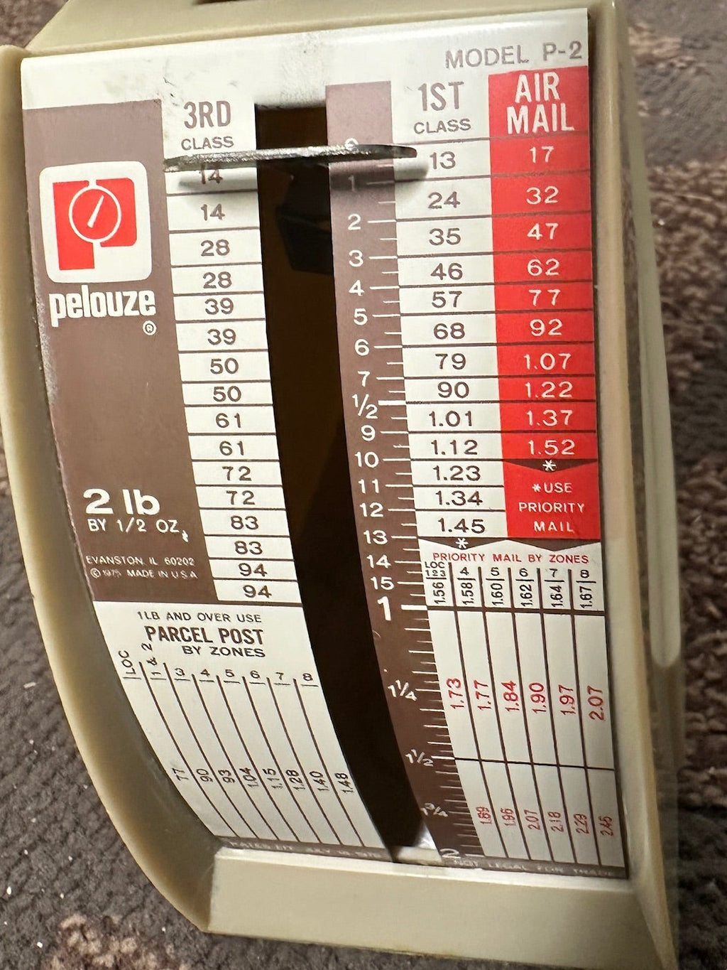 Pelouze Model P-2 Postal Scale, c. 1976