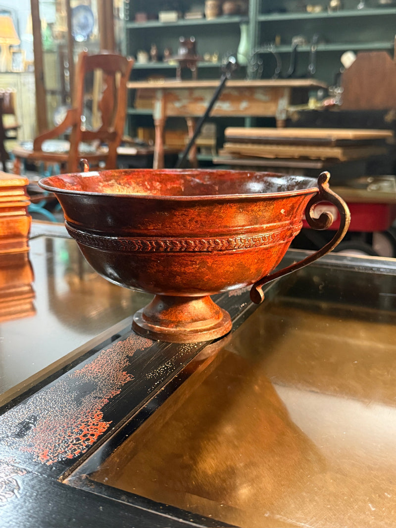 JIJ Design Handmade Indian Brass Footed Bowl, c. 2000–2012