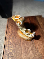 Gilt Rococo Scroll Double Candleholder, c. Early-to-Mid 20th Century