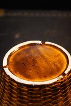Mid-Century California Pottery Basketweave Bowl, c. 1950s–1960s