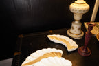 Recommended Price: $48 for the set of 3  Lane &amp; Co. Van Nuys California Ceramic Shell Serving Dishes, c. 1960s