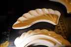 Recommended Price: $48 for the set of 3  Lane &amp; Co. Van Nuys California Ceramic Shell Serving Dishes, c. 1960s