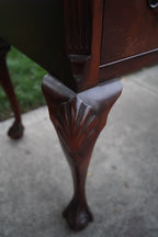1940s Kindel Grand Rapids Queen Anne Revival Writing Desk