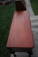 1940s Kindel Grand Rapids Queen Anne Revival Writing Desk