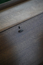 Refinished Oak Slant-Front Secretary Desk, c. 1940s–1950s
