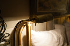 Mid Century Modern Frederick Cooper Adjustable Brass Pharmacy Floor Lamp, c. 1970s