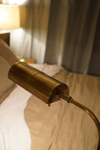 Mid Century Modern Frederick Cooper Adjustable Brass Pharmacy Floor Lamp, c. 1970s