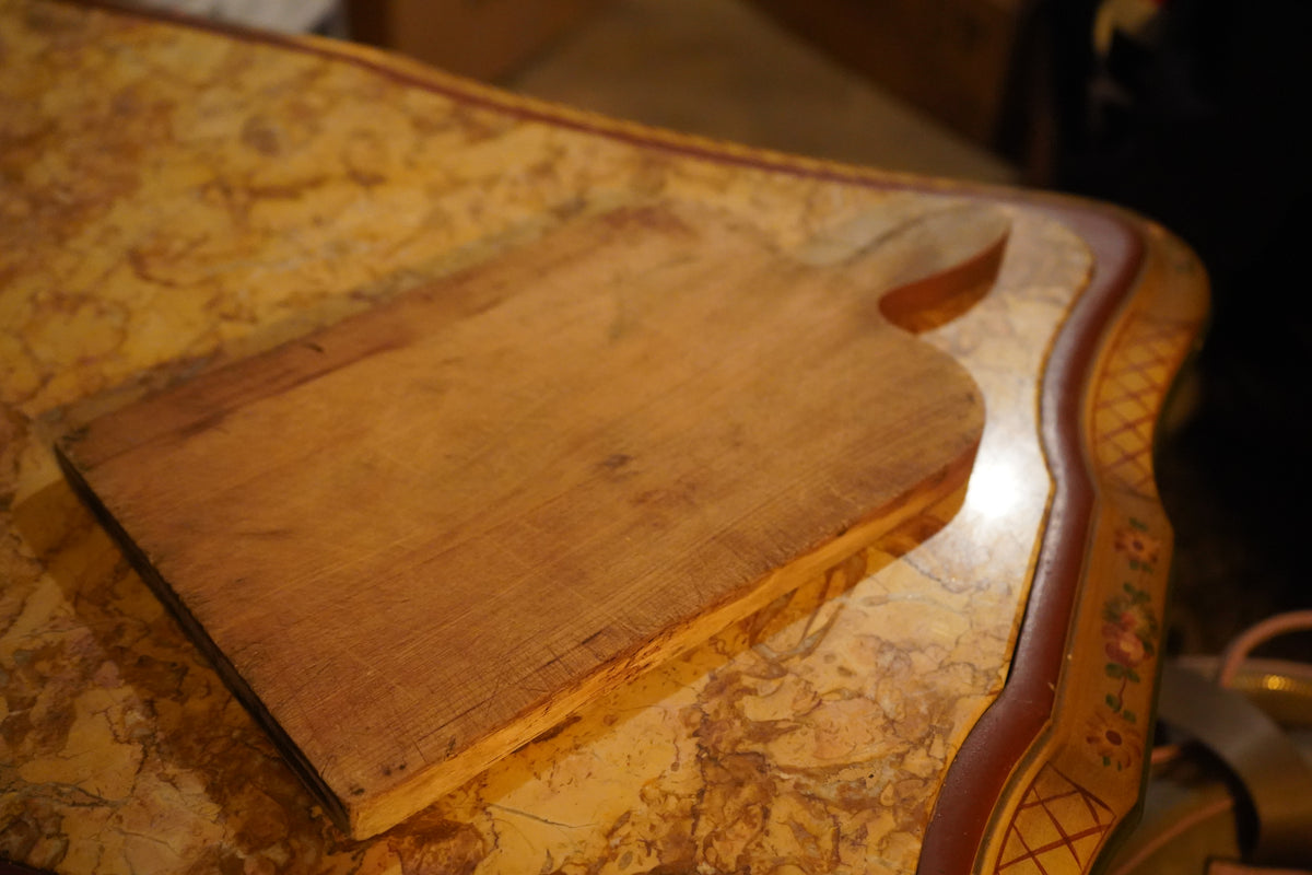 Early 20th Century Solid Hardwood Bread Board, c. 1900–1930