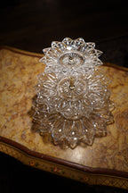 Three-Tier Pressed Glass Tidbit Stand, c. 1960s-1970s