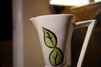 Continental Studio Pottery Pitcher, c. 1950s–1960s Hand-Painted Free-Form Vase