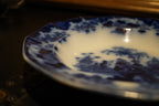 J. & G. Alcock Scinde Flow Blue Soup Plate, c. 1840s Staffordshire Ironstone