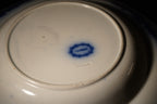 J. & G. Alcock Scinde Flow Blue Soup Plate, c. 1840s Staffordshire Ironstone