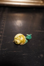 Duncan Ceramics Snail Figurine, 1975 Hobbyist-Glazed California Studio Piece