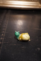 Duncan Ceramics Snail Figurine, 1975 Hobbyist-Glazed California Studio Piece