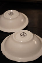 Homer Laughlin Best China Fruit Bowls, Pair, c. 1960s–1970s American Restaurant Ware