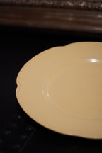 Johnson Bros Goldendawn Plates, Set of Five, c. 1930s English Art Deco Yellow Ware (Set of 5)