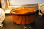 Mid Century French Stoneware Soufflé Dish, c. 1960s "La Cigogne" Alsatian Kitchen Ware