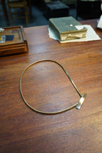 Vintage Gold Stretch Snake-Chain Belt with Hook Clasp, c. Late 1970s–80