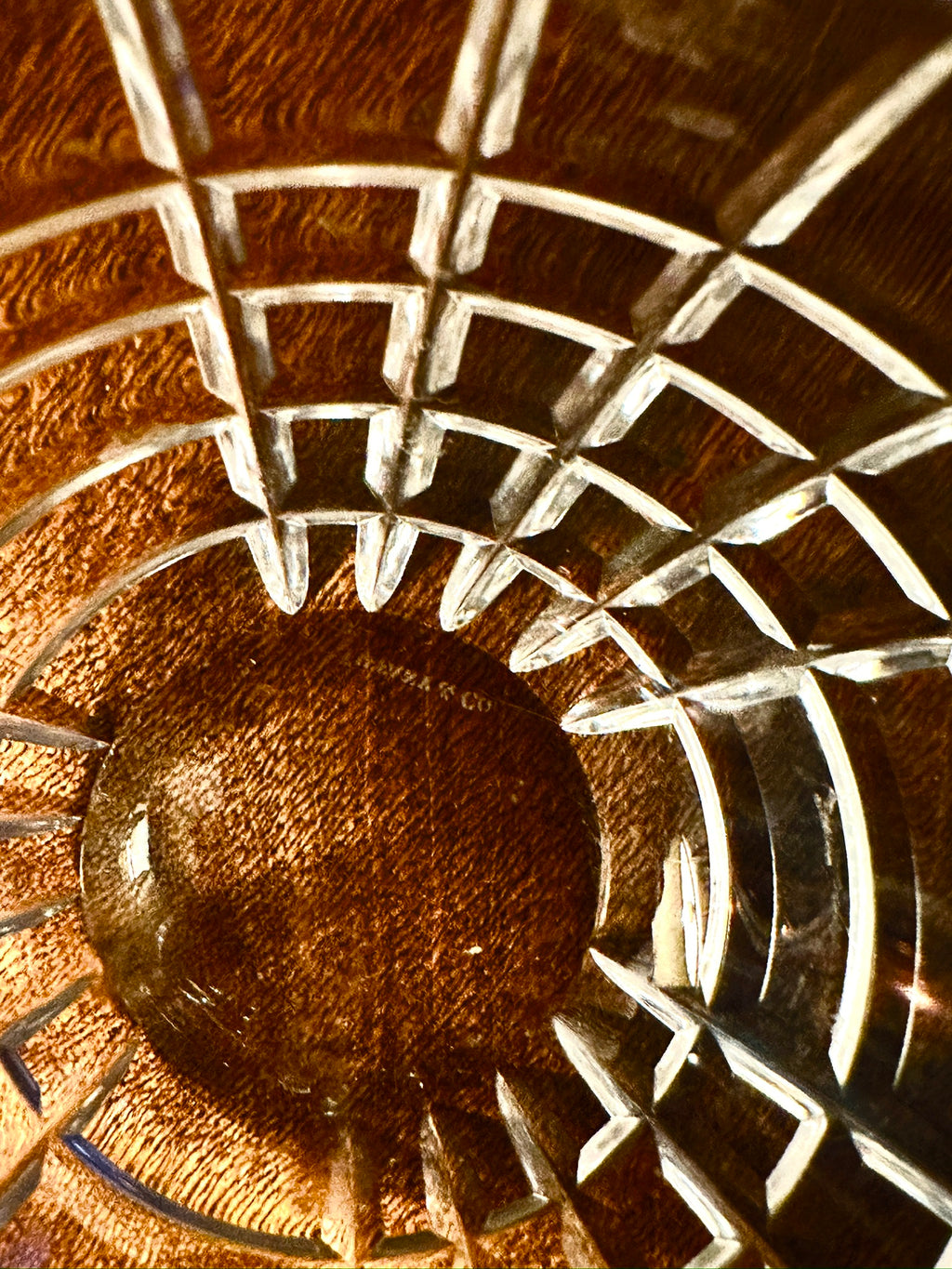 Vintage Tiffany & Co. Italian Crystal Bowl, Late 20th Century