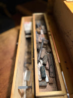Antique Artist’s Pastel Box with Original Contents, c. 1900–1935