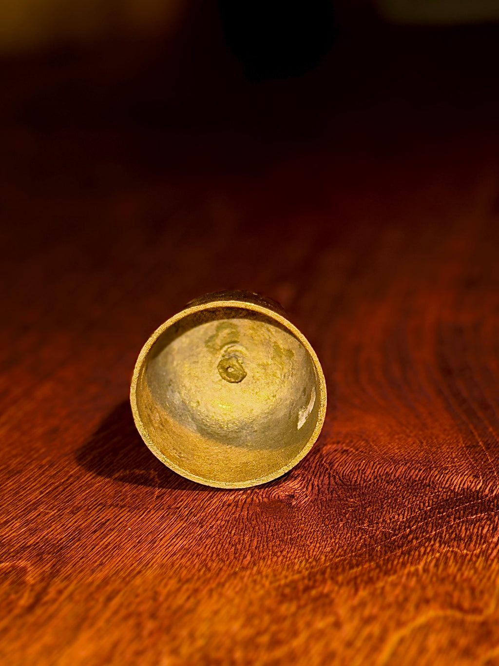 18th–19th Century Brass Candle Snuffer Head c.1750–1850 — Oldest Viridian Inventory Piece