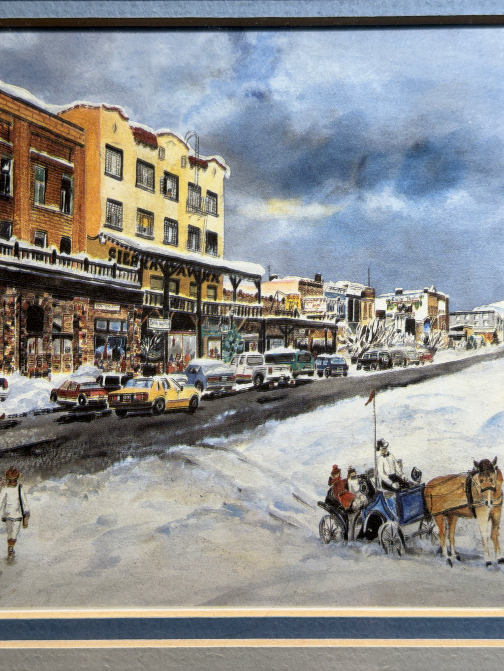 Truckee, California Winter Street Scene “Our Town” (1983) | Limited Edition Print by A. Dygert