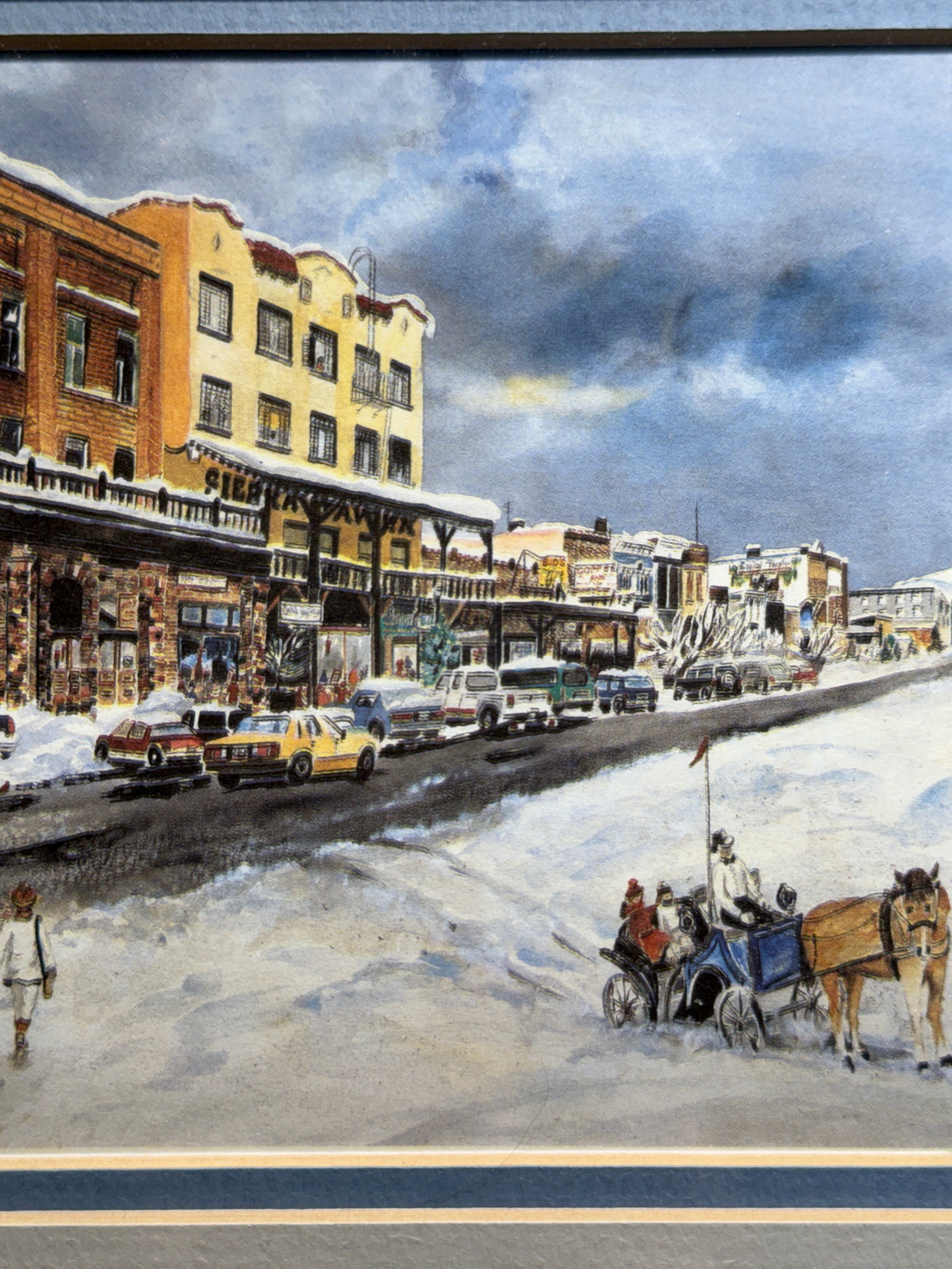 Truckee, California Winter Street Scene “Our Town” (1983) | Limited Edition Print by A. Dygert