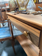Victorian Washstand with Towel Bars and Open Lower Shelf, Turned Legs, American, c. 1875–1900
