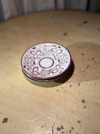 Gray’s Pottery Hand-Painted Grape Saucers, Stoke-on-Trent England c. 1920s–40s (Set of 4)