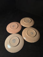 Franciscan Coronado Swirl Bread Plates, Set of 4, c. 1950s–1960s