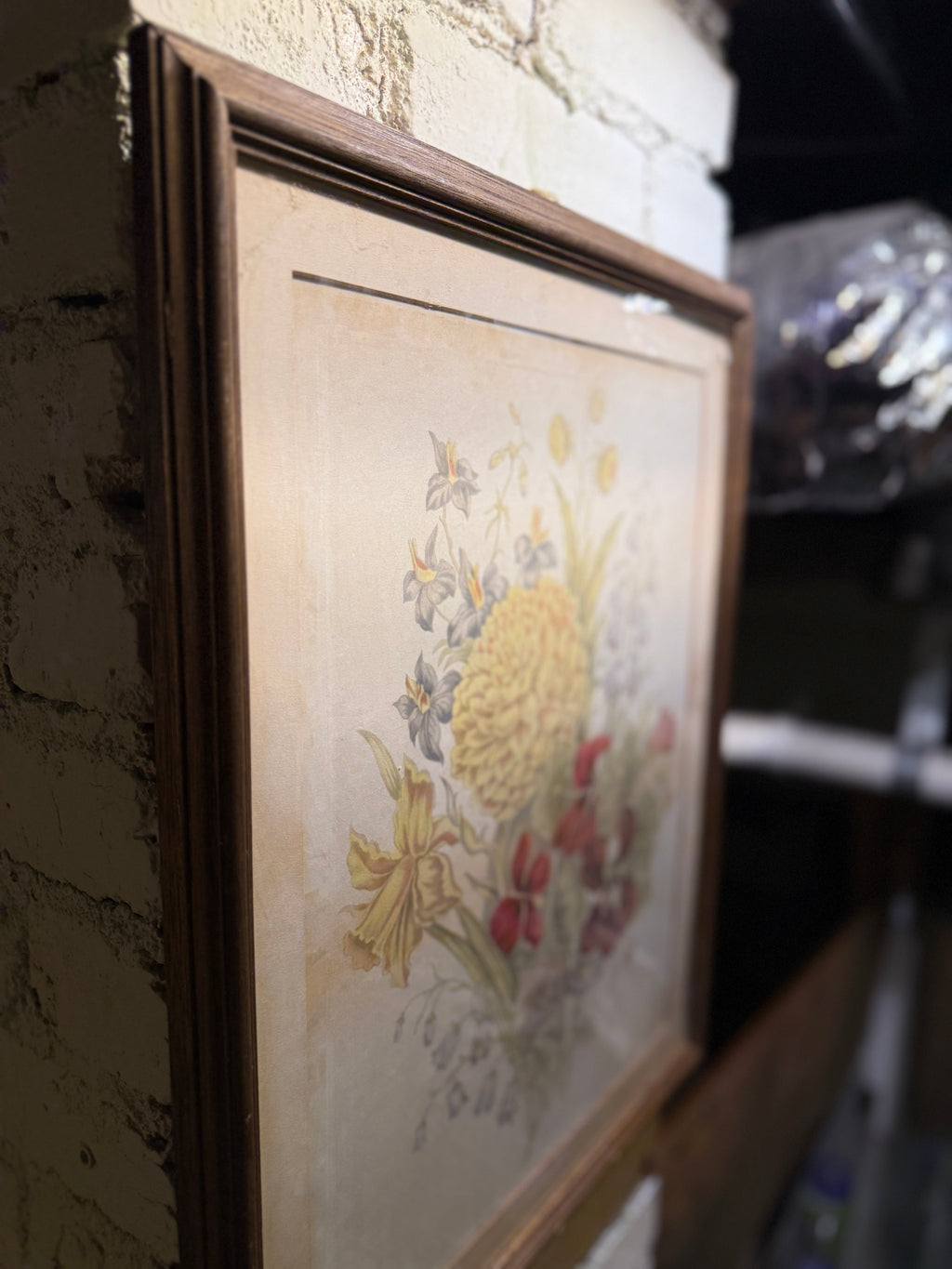 Antique Botanical Floral Chromolithograph, Late 19th–Early 20th Century