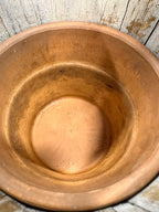 Reclaimed Stave Wood Bucket Planter with Terracotta Pot, c. 1980–2010