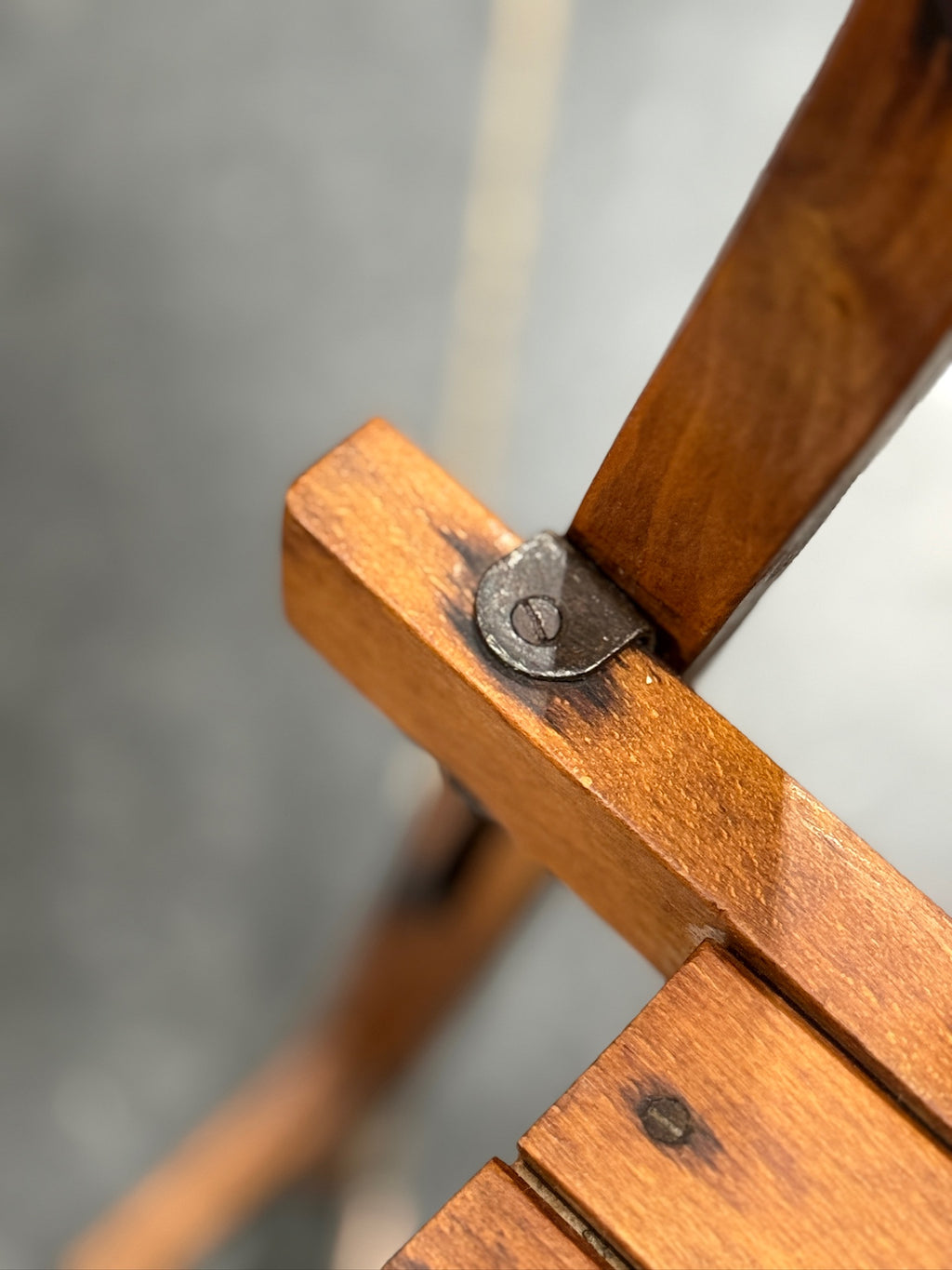 Wood Slat Folding Chair c. 1930s–1960s