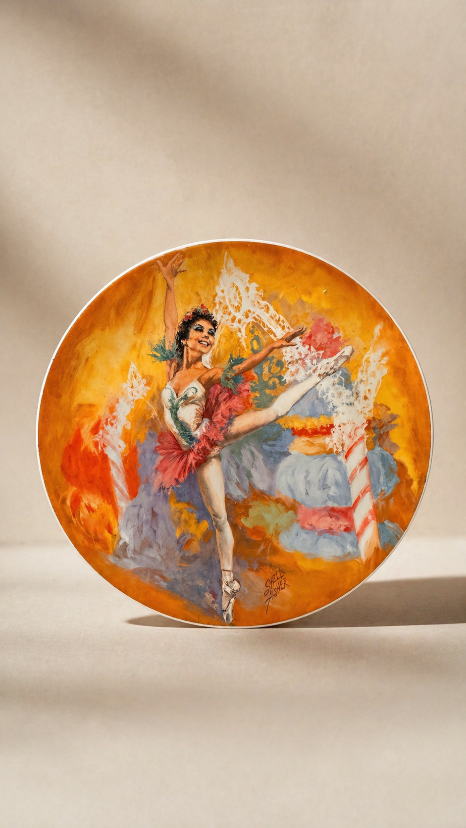 Vintage Viletta “The Sugarplum Fairy” Nutcracker Plate, c. 1979