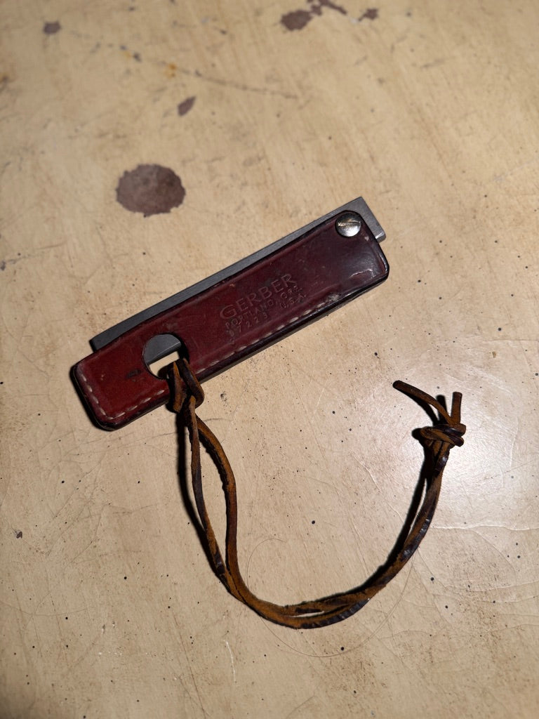 Vintage Gerber Folding Honing Steel c. 1970s