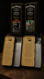 Vintage Jack Daniel’s Heritage Series Whiskey Tins, Set of 2