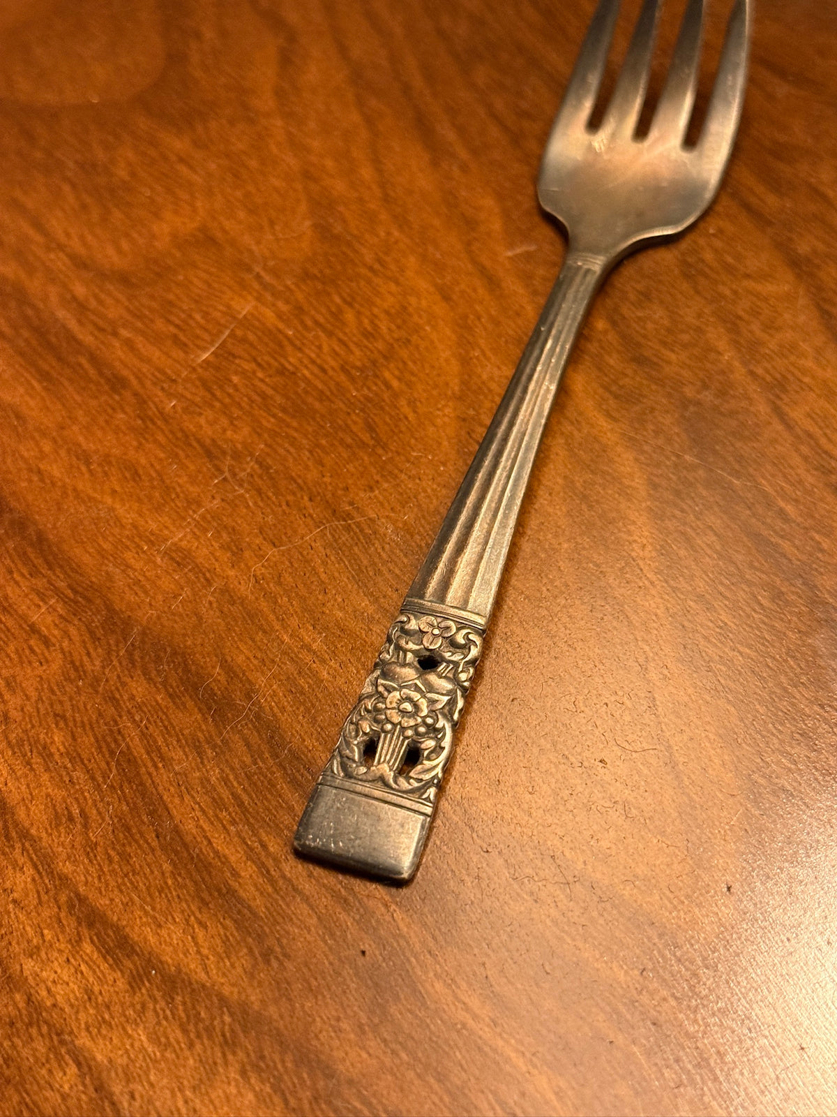 Community “Coronation” Silverplate Salad Fork, Oneida Ltd., c. 1936–1960