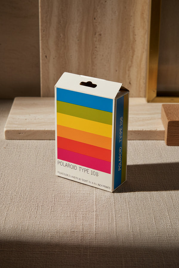 Vintage Polaroid Type 108 Polacolor 2 Land Film Pack (c. 1970s, Unused)