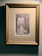 1968 Don Davey New Orleans French Quarter Framed Print