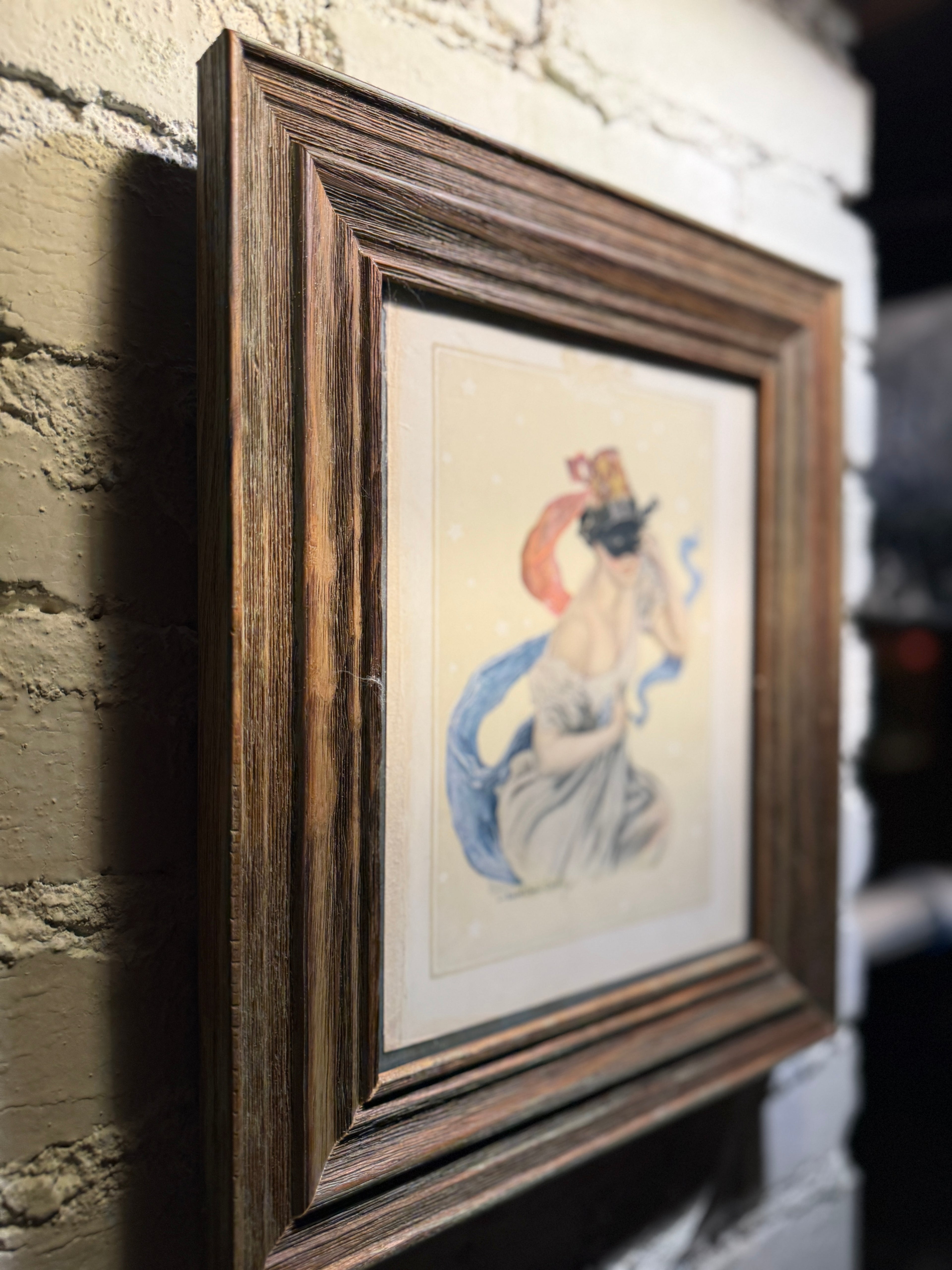 Howard Chandler Christy Allegorical Illustration (c. 1895–1905) | Antique American Chromolithograph